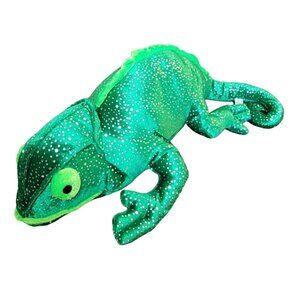 BJ Toy Company Green Iguana Lizard Plush Stuffed Animal Toy 22"